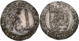 Duché de Lorraine - René II (1473-1508) - Argent - Double gros - Nancy.
A/ RENATVS D G REX SI IE LOTHO,
écu aux armes pleines de Loraine, timbré d'une...