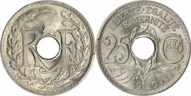 IIIème République (1870-1940) - Cupronickel - 25 centimes Lindauer 1920
A/ RF,
Branches de chêne et bonnet phrygien, signé: EM. LINDAUER.
R/ LIBERT...