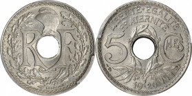 IIIème République (1870-1940) - Cupronickel - 5 centimes Lindauer 1920 petit module
A/ RF,
Branches de chêne et bonnet phrygien, signé: EM. LINDAUER...
