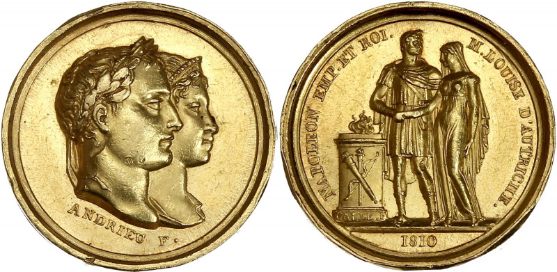 Premier Empire (1804-1815) - Napoléon Ier - Mariage de Napoléon Ier et de Marie-...