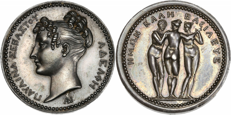 Premier Empire (1804 - 1814) - la princesse Pauline - Argent
A/ ΠΑΥΛΙΝΑ ΣΕΒΑΣΤΟΥ...