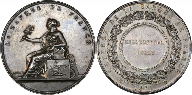 IIIe République - Défense de la Banque de France - Argent.
A/ LA BANQUE DE FRAN...