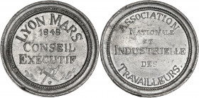 IIème République (1848-1852) - Association nationale et industrielle des travailleurs Lyon , Mars 1848 - Étain.
A/ ASSOCIATION NATIONALE ET INDUSTRIEL...