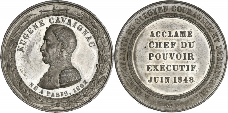 IIème République (1848-1852) - Général Louis Eugène Cavaignac chef au pouvoir ex...