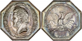 Le Phénix - Argent.
A/ LOUIS PHILIPPE I ROI DES FRANÇAIS, signé: A FÉART.
Louis-Philippe à gauche dans une cartouche ovale dotée de feuilles de chên...