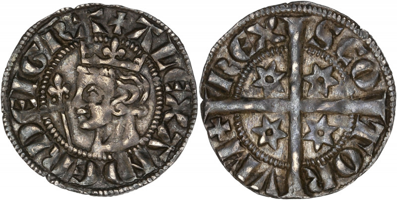 Écosse - Alexandre III (1249-1286) - Argent - Penny - Édimbourg,
A/ ALEXANDER DE...