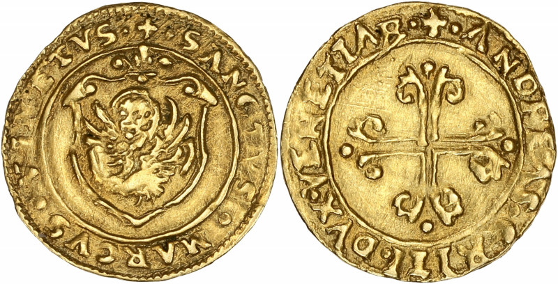 Italie - Venise - Andreas Gritti (1523-1538) - Or - Scudo d'Oro.
A/ ANDREAS GRIT...