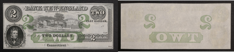 États Confédérés d'Amériques - Connecticut - 2 Dollars - ND.
Banque: Bank of New...