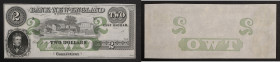 États Confédérés d'Amériques - Connecticut - 2 Dollars - ND.
Banque: Bank of New-England
Épinglage:0
Plis:0
Manque: 0
Autres: 0
SUP