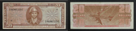États-Unis d'Amériques - Military payment 20 Dollars - ND (1969).
Épinglage: 0
Plis:1
Manque: 0
Autres: coins légèrement touchés
SUP