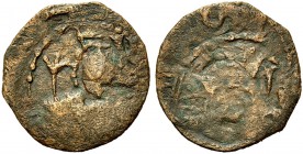 Monete di zecche italiane 
 Amalfi 
 Marino duca e sebastos, 1096-1100 (?). 
 Follaro, Æ 2,74 g. Busto coronato di fronte, con scettro nella d. Rv....