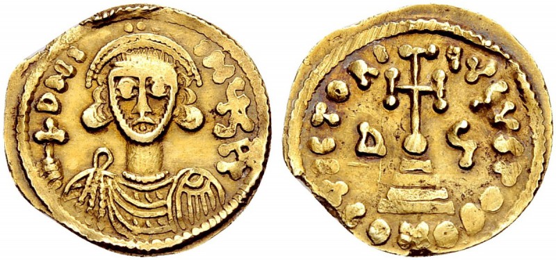 Monete di zecche italiane 
 Benevento 
 Godescalco duca, 739-742. Solido al ti...