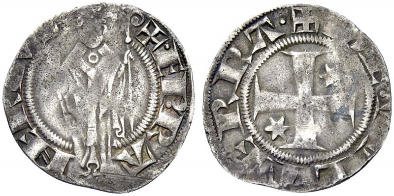 Monete di zecche italiane 
 Berignone 
 Ranieri III Belforte, 1301-1321. 
 Gr...
