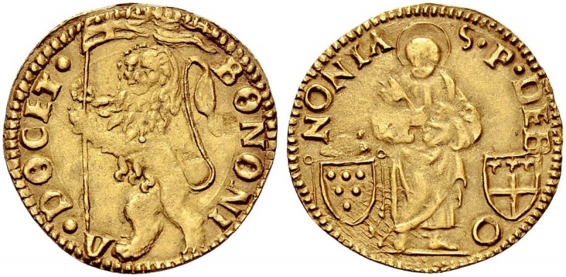 Monete di zecche italiane 
 Bologna 
 Leone X (Giovanni de’Medici), 1513-1521....