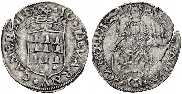 Monete di zecche italiane 
 Camerino 
 Giovanni Maria Varano duca, 1511-1527. ...