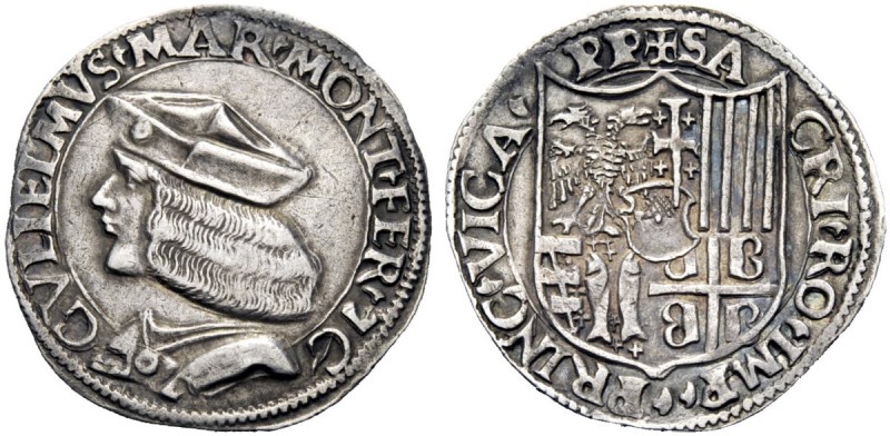 Monete di zecche italiane 
 Casale 
 Guglielmo II Paleologo, 1494-1518 . Testo...