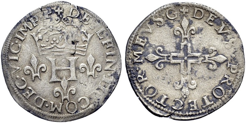 Monete di zecche italiane 
 Desana 
 Delfino Tizzone, 1583-1598. 
 Pignatella...