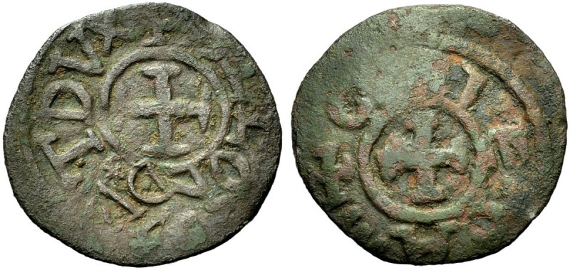Monete di zecche italiane 
 Gaeta 
 Riccardo di Carinola, 1121-1132. Follaro, ...