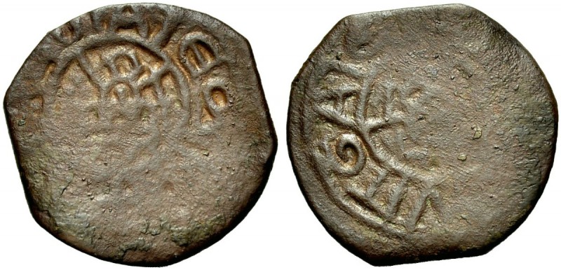 Monete di zecche italiane 
 Gaeta 
 Enrico VI imperatore, 1194-1197. Follaro e...