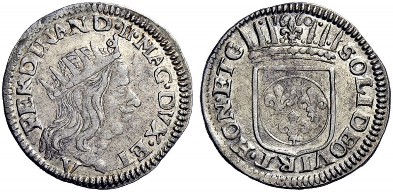 Monete di zecche italiane 
 Livorno 
 Ferdinando II de’Medici, 1621-1670. Luig...