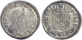 Monete di zecche italiane 
 Livorno 
 Ferdinando II de’Medici, 1621-1670. Luigino 1660. FERDINAND II MAG DVX ET Testa con corona radiata a d.; sotto...