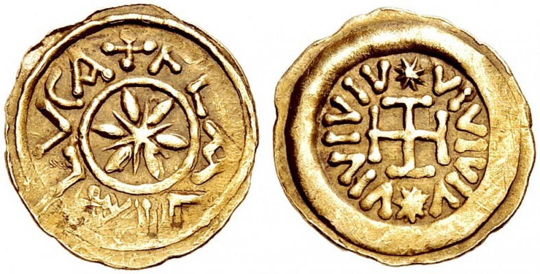 Monete di zecche italiane 
 Lucca 
 Anonime longobarde, sec. VII-VIII. 
 Trem...
