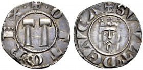 Monete di zecche italiane 
 Lucca 
 Repubblica, sec. XIII. Emissioni a nome di Ottone di Sassonia, 1209-1315. 
 Grosso da 12 denari 1214-1250, AR 1...