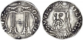 Monete di zecche italiane 
 Lucca 
 Repubblica, sec. XIII. Emissioni a nome di Ottone di Sassonia, 1209-1315. 
 Grosso da 2 soldi 1270-1316, AR 2,3...