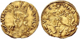 Monete di zecche italiane 
 Lucca 
 Giovanni di Boemia, 1331-1333. 
 Ducato sec XVI, AV 3,48 g. S·VVLTV – S· DE LVCA· Busto drappeggiato del Volto ...