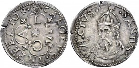 Monete di zecche italiane 
 Lucca 
 Giovanni di Boemia, 1331-1333. 
 Grosso, AR 1,79 g. CAROLVS IMPERATOR intorno alle lettere LVCA disposte a croc...
