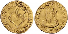 Monete di zecche italiane 
 Lucca 
 Scudo del sole, AV 3,30 g. CAROLVS·IMPERATOR· Stemma; sopra, sole raggiante. Rv. ·S·VVLTV···DE LVCA· Busto drapp...