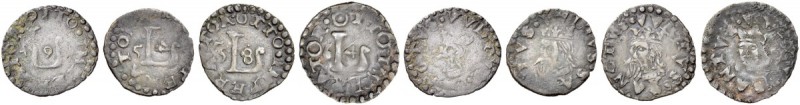 Monete di zecche italiane 
 Lucca 
 Lotto di quattro monete. 
 Quattrino 1549...