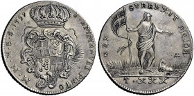 Monete di zecche italiane 
 Malta 
 Emmanuel Pinto, 1741-1773. 
 Da 30 tarì 1759, AR 29,42 g. F EMMANVEL PINTO – M M H S S 1759 Stemma coronato del...