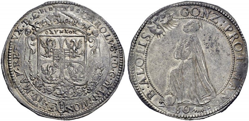 Monete di zecche italiane 
 Mantova 
 Carlo I Gonzaga-Nevers, 1627-1637. Mezzo...