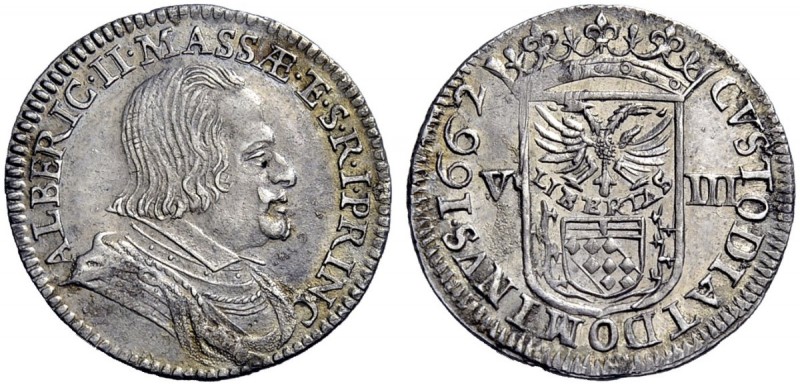Monete di zecche italiane 
 Massa di Lunigiana 
 Alberico II Cybo Malaspina, 1...