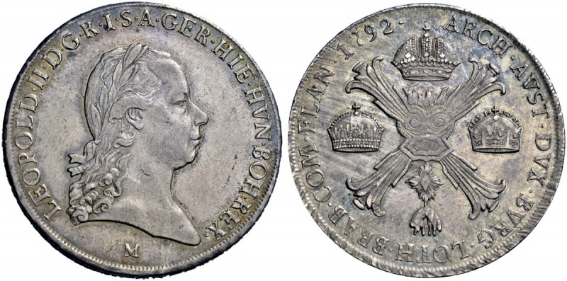 Monete di zecche italiane 
 Milano 
 Leopoldo II d’Absburgo-Lorena, 1790-1792....