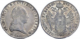 Monete di zecche italiane 
 Milano 
 Francesco I d’Absburgo-Lorena, 1815-1835. 
 Tallero di convenzione 1820. Pagani 115.
 Piccoli segni sul volto...