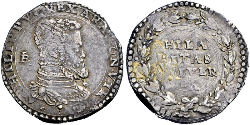 Monete di zecche italiane 
 Napoli 
 Filippo II di Spagna, 1554-1598. II perio...