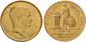 Monete di zecche italiane 
 Napoli 
 Francesco I di Borbone, 1825-1830. 
 Da 30 ducati 1825. Pagani 103a. Pannuti-Riccio 1. MIR 472. Friedberg 862....