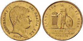 Monete di zecche italiane 
 Napoli 
 Ferdinando II di Borbone, 1830-1859. 
 Da 30 ducati 1833. Pagani 131. Pannuti-Riccio 2. MIR 484/1. Friedberg 8...