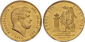 Monete di zecche italiane 
 Napoli 
 Ferdinando II di Borbone, 1830-1859. 
 Da 30 ducati 1850. Pagani 141. Pannuti-Riccio 11. MIR 487. Friedberg 86...
