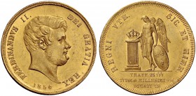 Monete di zecche italiane 
 Napoli 
 Ferdinando II di Borbone, 1830-1859. 
 Da 15 ducati 1854. Pagani 156. Pannuti-Riccio 24. MIR 491/6 (R3). Fried...