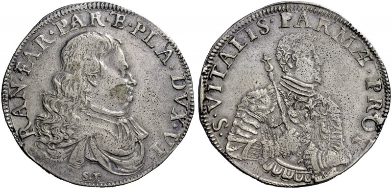 Monete di zecche italiane 
 Parma 
 Ranuccio II Farnese duca di Parma e Piacen...