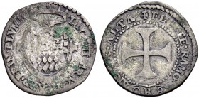 Monete di zecche italiane 
 Piombino 
 Giacomo VII Appiani, 1594-1603. 
 Grosso 1598, AR 2,81 g. IAC VII ARAG D APP PRIN PLVMB Stemma coronato, bip...