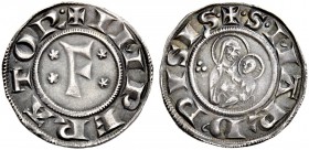Monete di zecche italiane 
 Pisa 
 Repubblica, 1155-1509. Emissioni a nome di Federico I, 1155-1312. 
 Grosso da 12 denari 1220-1250, AR 1,64 g. + ...