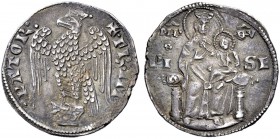 Monete di zecche italiane 
 Pisa 
 Repubblica, 1155-1509. Emissioni a nome di Federico I, 1155-1312. 
 Grosso da 2 soldi 1269-1270, AR 3,13 g. + FR...
