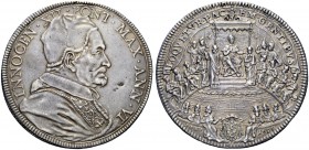 Monete di zecche italiane 
 Roma 
 Innocenzo XII (Antonio Pignatelli), 1691-1700. 
 Piastra anno VI/1696, AR 31,70 g. INNOCEN XI PONT MAX AN I Bust...