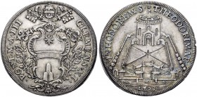 Monete di zecche italiane 
 Roma 
 Clemente XI (Gianfrancesco Albani), 1700-1721. 
 Piastra A. III/1703, AR 32,02 g. CLEMENS XI – PONT MAX A III St...