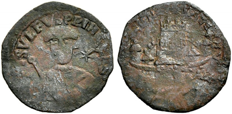 Monete di zecche italiane 
 Salerno 
 Gisulfo II, 1052-1077. 
 Follaro, Æ 2,6...