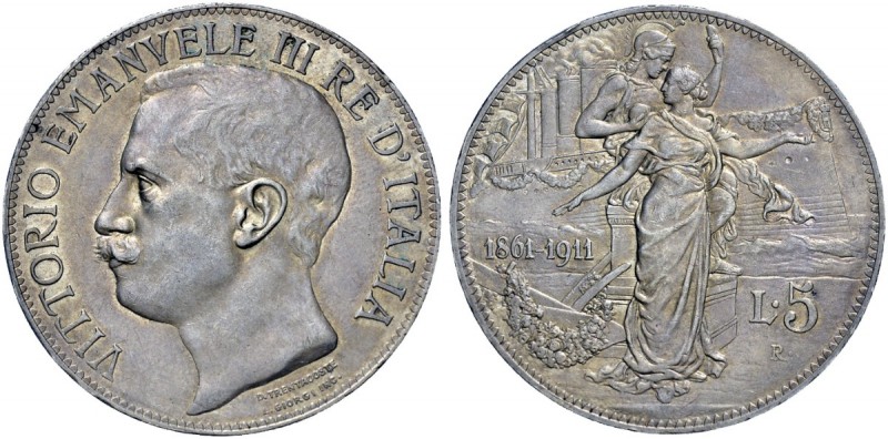 Monete di zecche italiane 
 Savoia 
 Vittorio Emanuele III, 1900-1946. 
 Da 5...